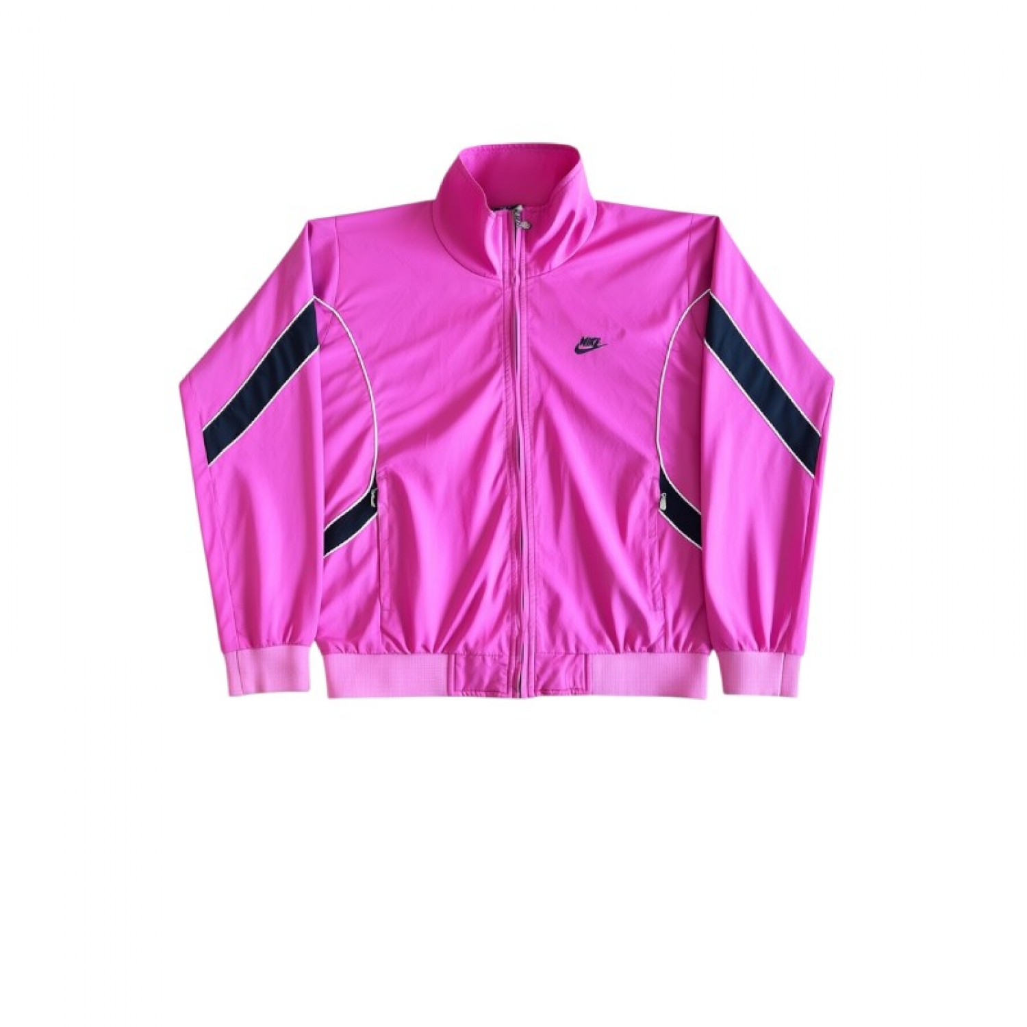 Nike Dri-FIT Ροζ Track Jacket με Μαύρες Λεπτομέρειες – Μέγεθος XXL / Pre-Owned