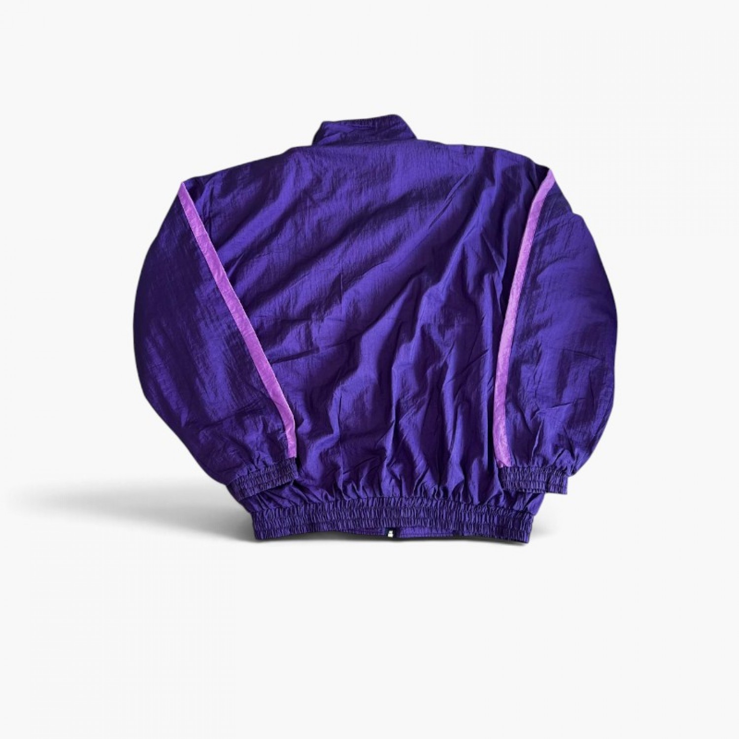 Reebok Ρετρό Αντιανεμικό Μωβ/Ροζ/Γκρι Colorblock – Μέγεθος XL / Pre-Owned