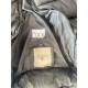 Moncler Μακρύ Καπιτονέ Puffer Μπουφάν με Κουκούλα Ανθρακί – Μέγεθος 56/XXL / Pre-Owned