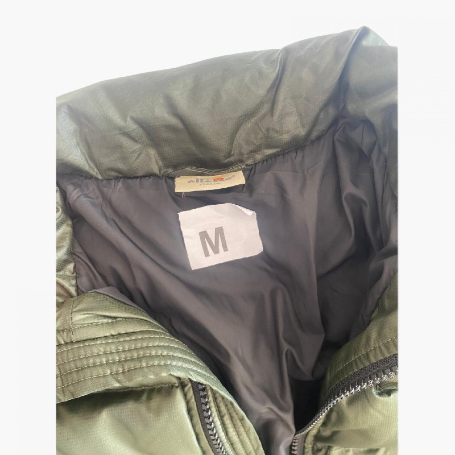 Ellesse Italia Καπιτονέ Puffer Μπουφάν Χακί – Μέγεθος M / Pre-Owned