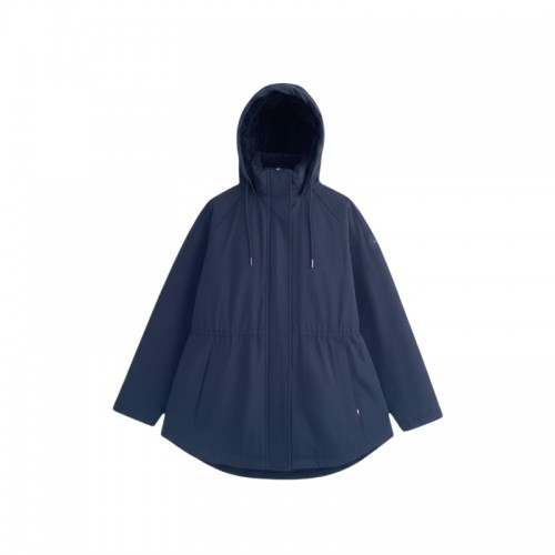 Tommy Hilfiger Μπλε Parka με Κουκούλα και Fleece Επένδυση – L / Pre-Owned