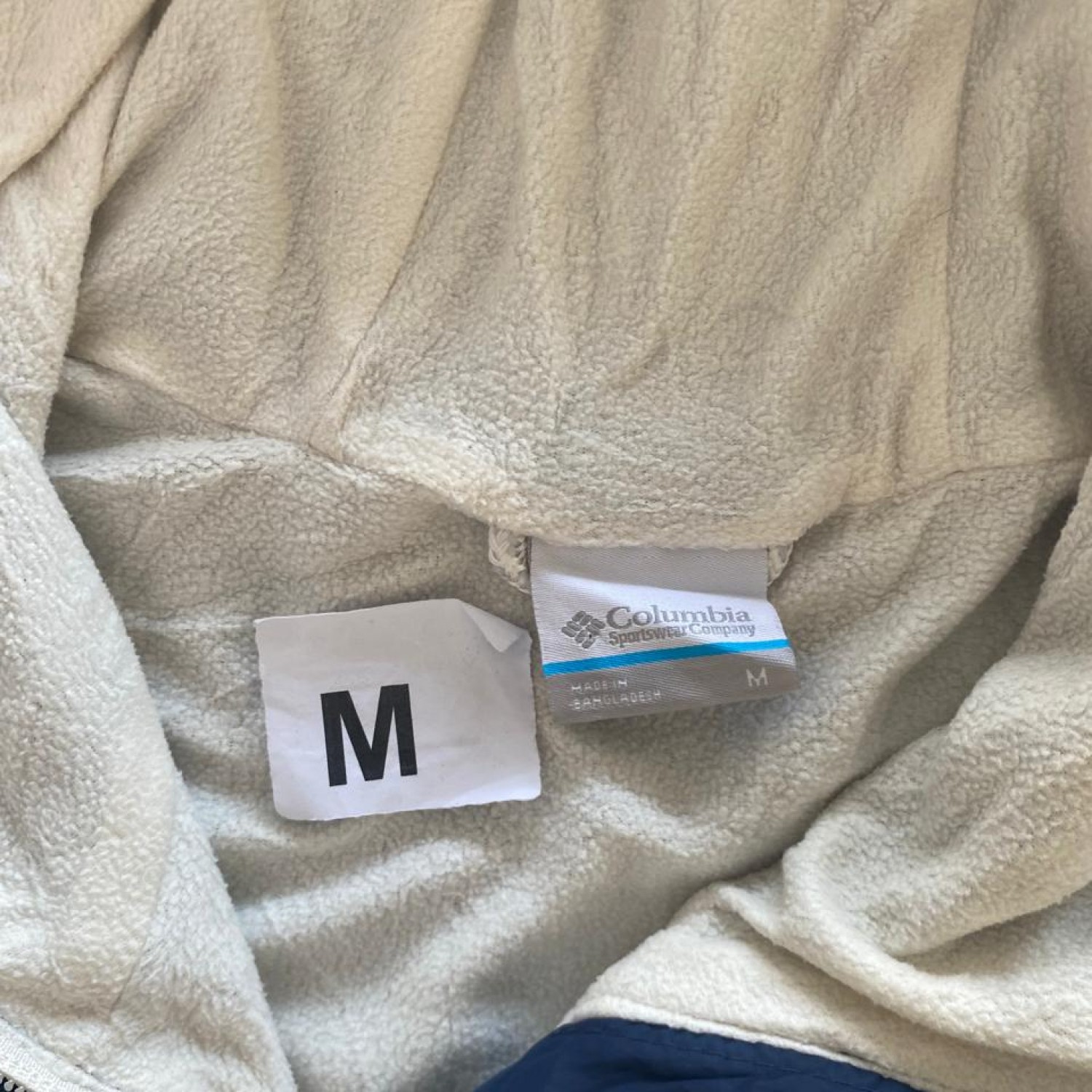Columbia Colorblock Αντιανεμικό Μπουφάν με Fleece Επένδυση Πράσινο/Navy – Μέγεθος M / Pre-Owned