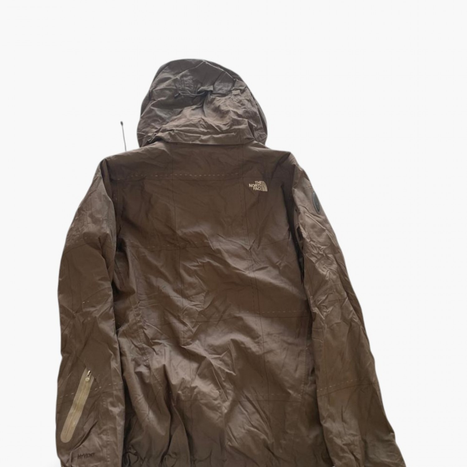The North Face Καφέ Γυναικείο Τεχνικό Μπουφάν HyVent με Κουκούλα – Μέγεθος M / Pre-Owned