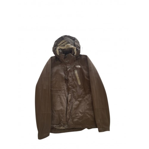 The North Face Καφέ Γυναικείο Τεχνικό Μπουφάν HyVent με Κουκούλα – Μέγεθος M / Pre-Owned