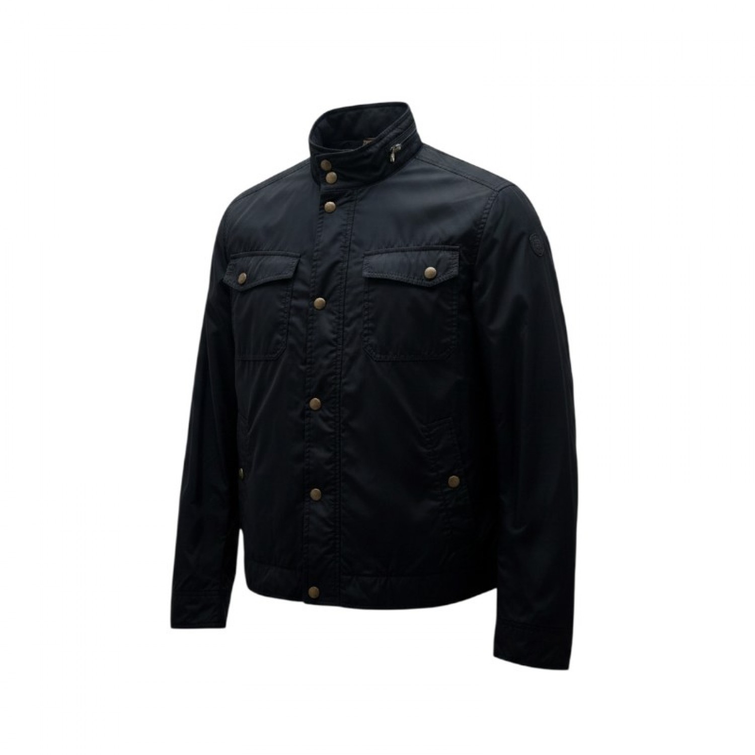 Hogan Μαύρο Ελαφρύ Jacket με Ψηλό Γιακά και Πολλαπλές Τσέπες – Μέγεθος L / Pre-Owned