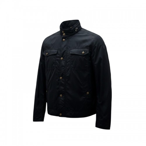 Hogan Μαύρο Ελαφρύ Jacket με Ψηλό Γιακά και Πολλαπλές Τσέπες – Μέγεθος L / Pre-Owned