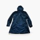 Ellesse Μπλε Μακρύ Μπουφάν Parka με Κουκούλα και Χρυσές Λεπτομέρειες – Μέγεθος L / Pre-Owned
