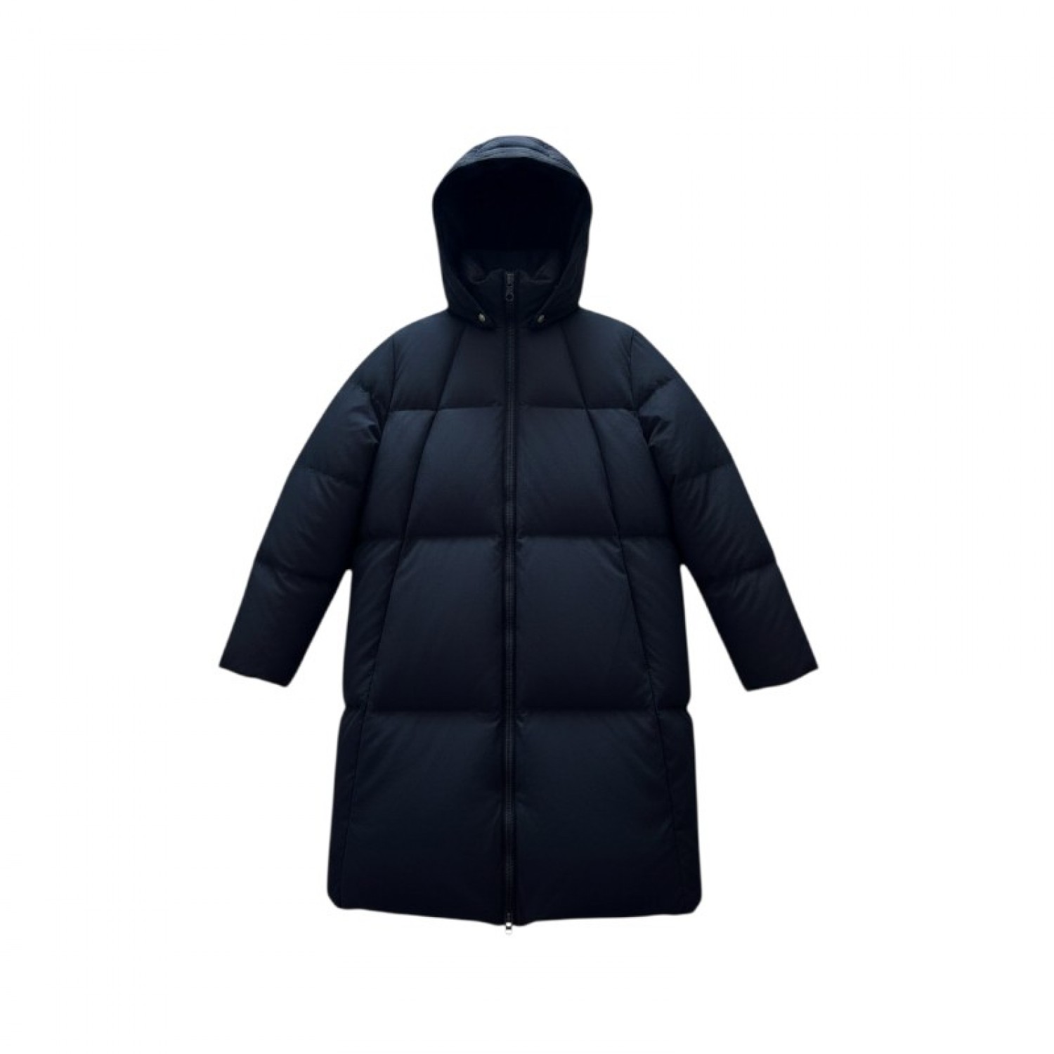 Diadora Μακρύ Μαύρο Puffer Μπουφάν με Κουκούλα – Μέγεθος S / Pre-Owned