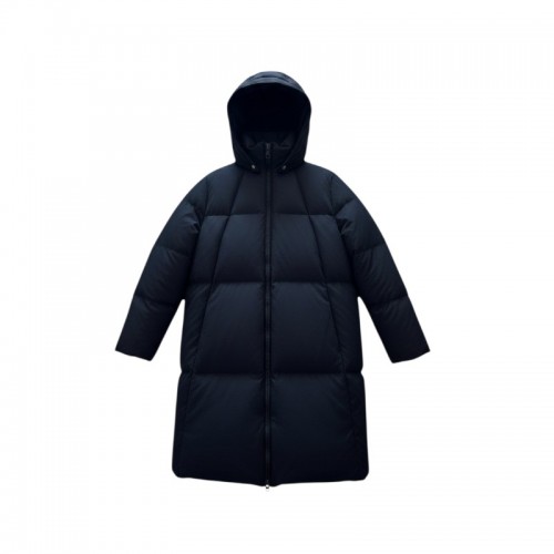 Diadora Μακρύ Μαύρο Puffer Μπουφάν με Κουκούλα – Μέγεθος S / Pre-Owned
