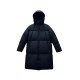 Diadora Μακρύ Μαύρο Puffer Μπουφάν με Κουκούλα – Μέγεθος S / Pre-Owned