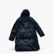 Diadora Μακρύ Μαύρο Puffer Μπουφάν με Κουκούλα – Μέγεθος S / Pre-Owned