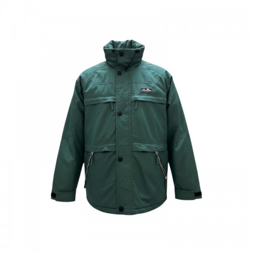 Ellesse Vintage Πράσινο Field Jacket με Πολλαπλές Τσέπες – Μέγεθος L / Pre-Owned