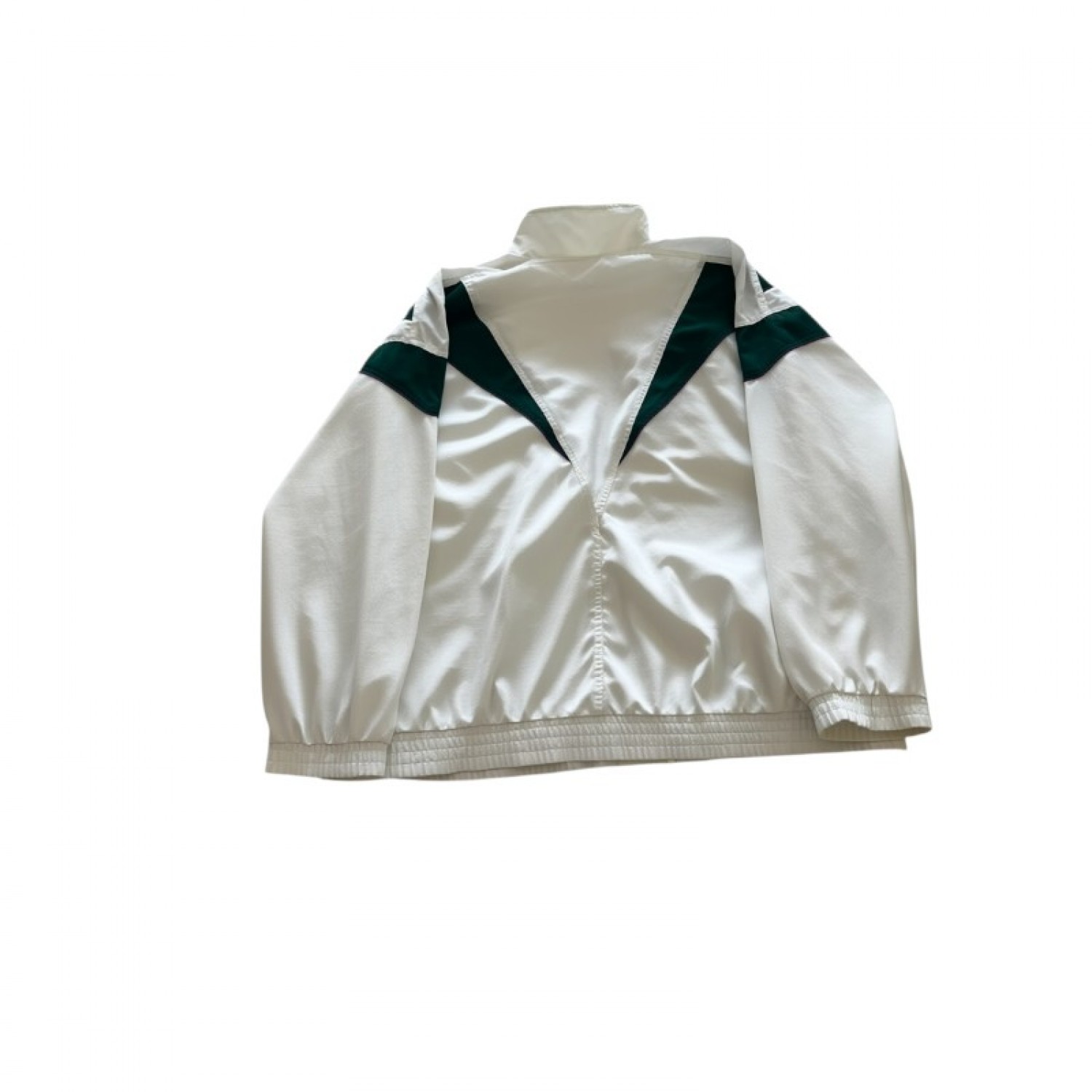 Adidas Vintage Λευκό Πράσινο Track Jacket – Μέγεθος XXL / Pre-Owned