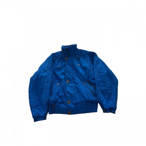 Ellesse Vintage Μπλε Bomber Jacket Made in Italy – Μέγεθος L / Pre-Owned
