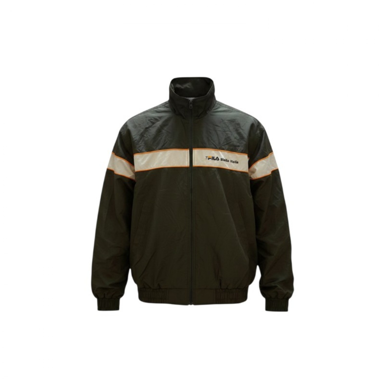 FILA Biella Italia Vintage Χακί Αντιανεμικό Μπουφάν – Μέγεθος M / Pre-Owned