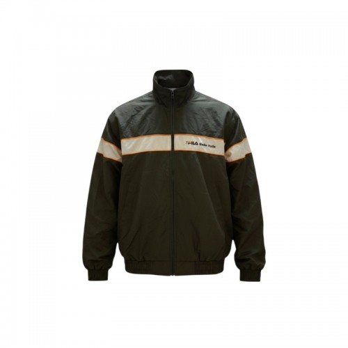 FILA Biella Italia Vintage Χακί Αντιανεμικό Μπουφάν – Μέγεθος M / Pre-Owned