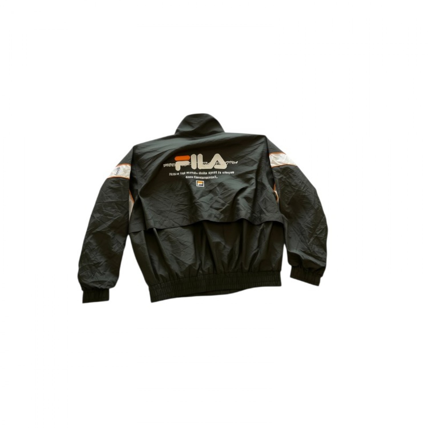 FILA Biella Italia Vintage Χακί Αντιανεμικό Μπουφάν – Μέγεθος M / Pre-Owned