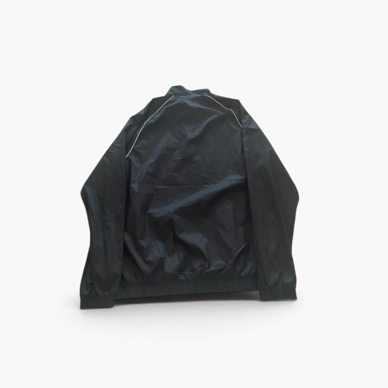 Adidas Μαύρο Αντιανεμικό Half-Zip με Λευκές Λεπτομέρειες – Μέγεθος M / Pre-Owned