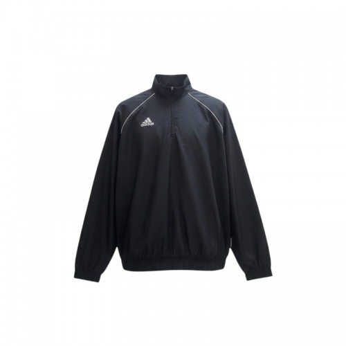 Adidas Μαύρο Αντιανεμικό Half-Zip με Λευκές Λεπτομέρειες – Μέγεθος M / Pre-Owned
