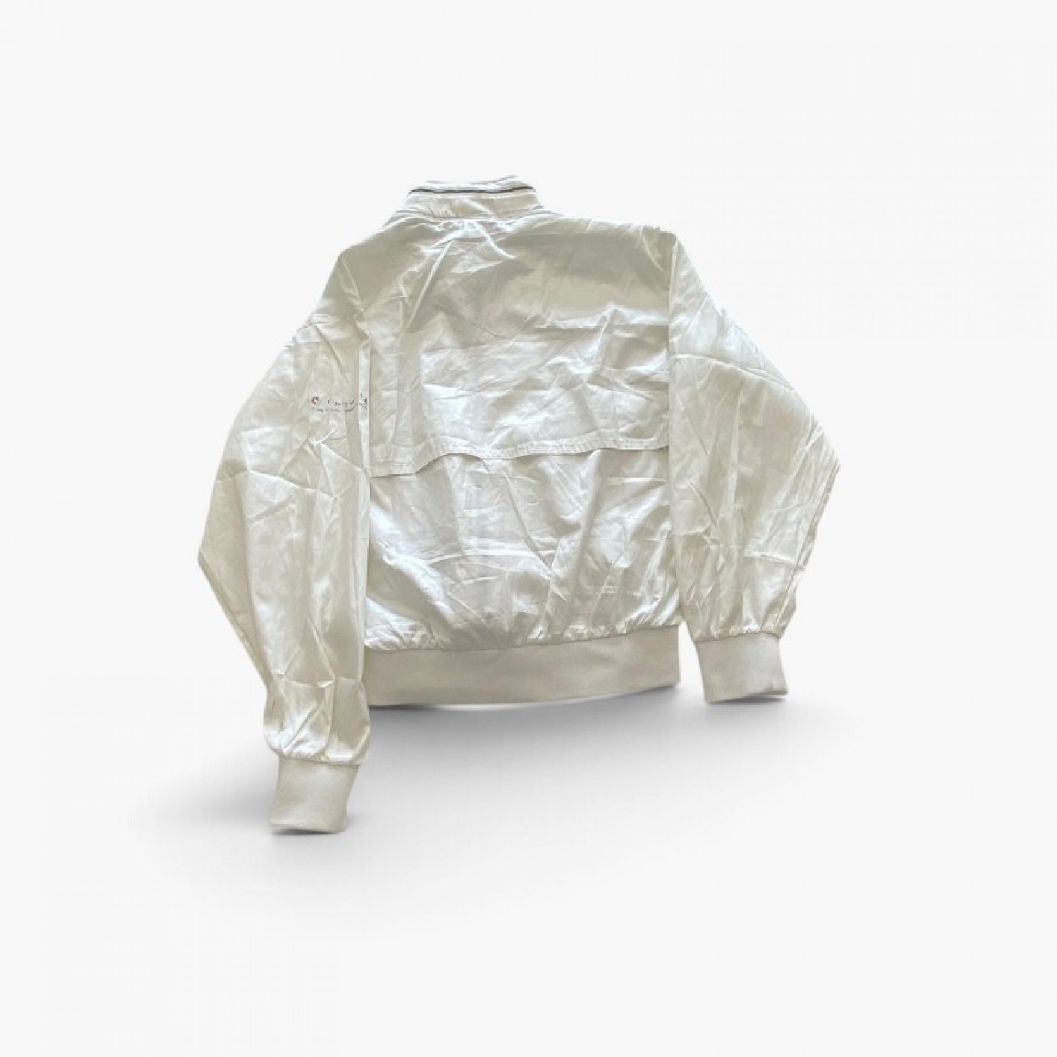Vintage Champion Λευκό Αντιανεμικό Jacket – Μέγεθος L / Pre-Owned