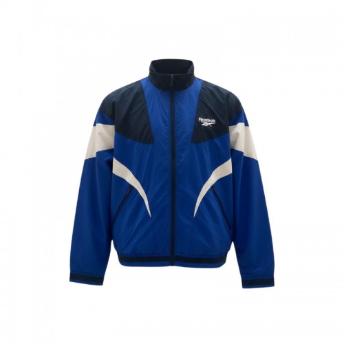 Vintage Reebok Μπλε Color Block Αντιανεμικό Jacket – Μέγεθος XXL / Pre-Owned