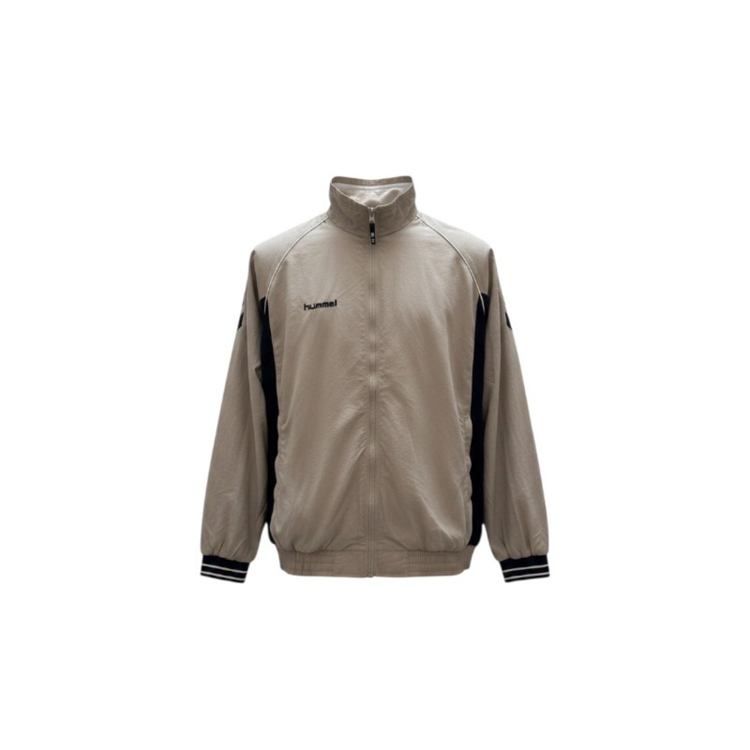 Hummel Μπεζ και Navy Αθλητικό Jacket με Chevron Λεπτομέρειες – Μέγεθος XL / Pre-Owned