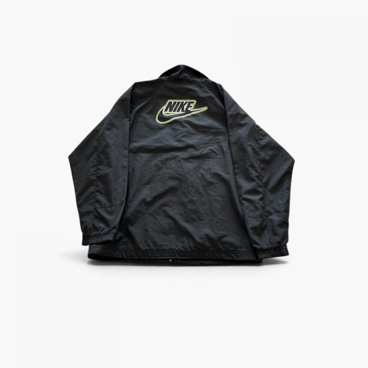 Nike Μαύρο Hooded Jacket με Μεγάλο Πίσω Λογότυπο – Εφηβικό XL / Pre-Owned