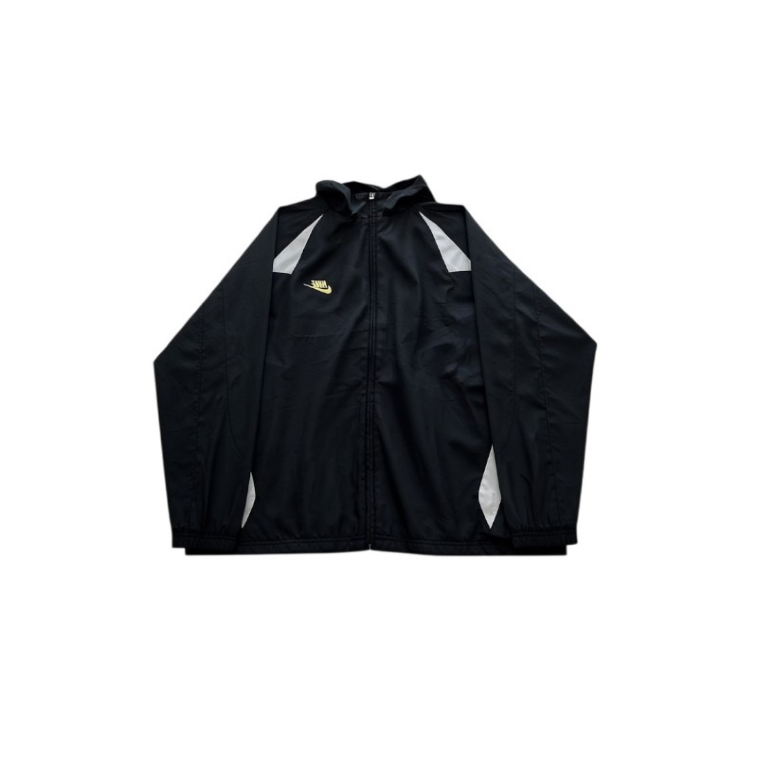 Nike Μαύρο Hooded Jacket με Μεγάλο Πίσω Λογότυπο – Εφηβικό XL / Pre-Owned