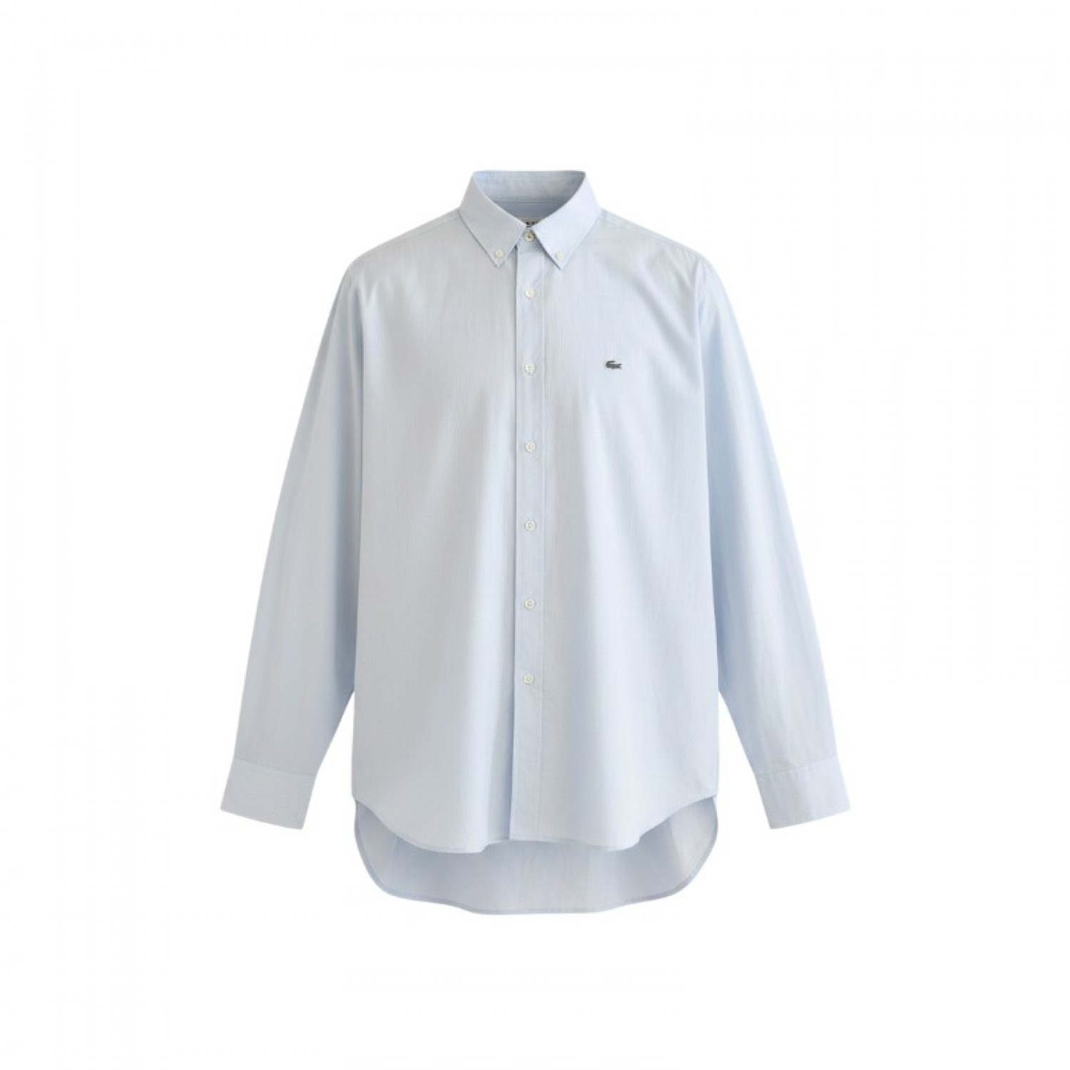 Lacoste Classic Fit Γαλάζιο Μακρυμάνικο Πουκάμισο – Μέγεθος L / 42 / Pre-Owned