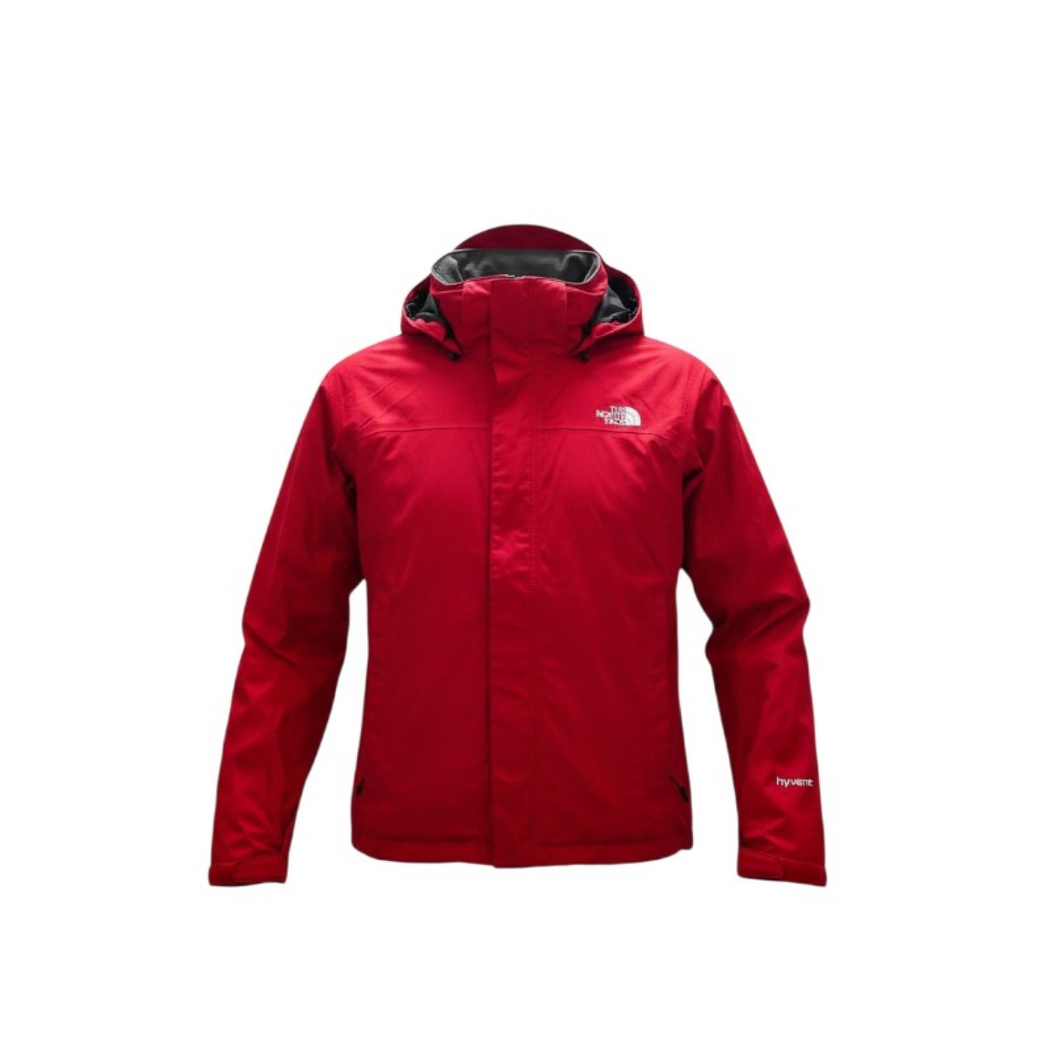 The North Face HyVent Red Hooded Technical Jacket / Pre-Owned
