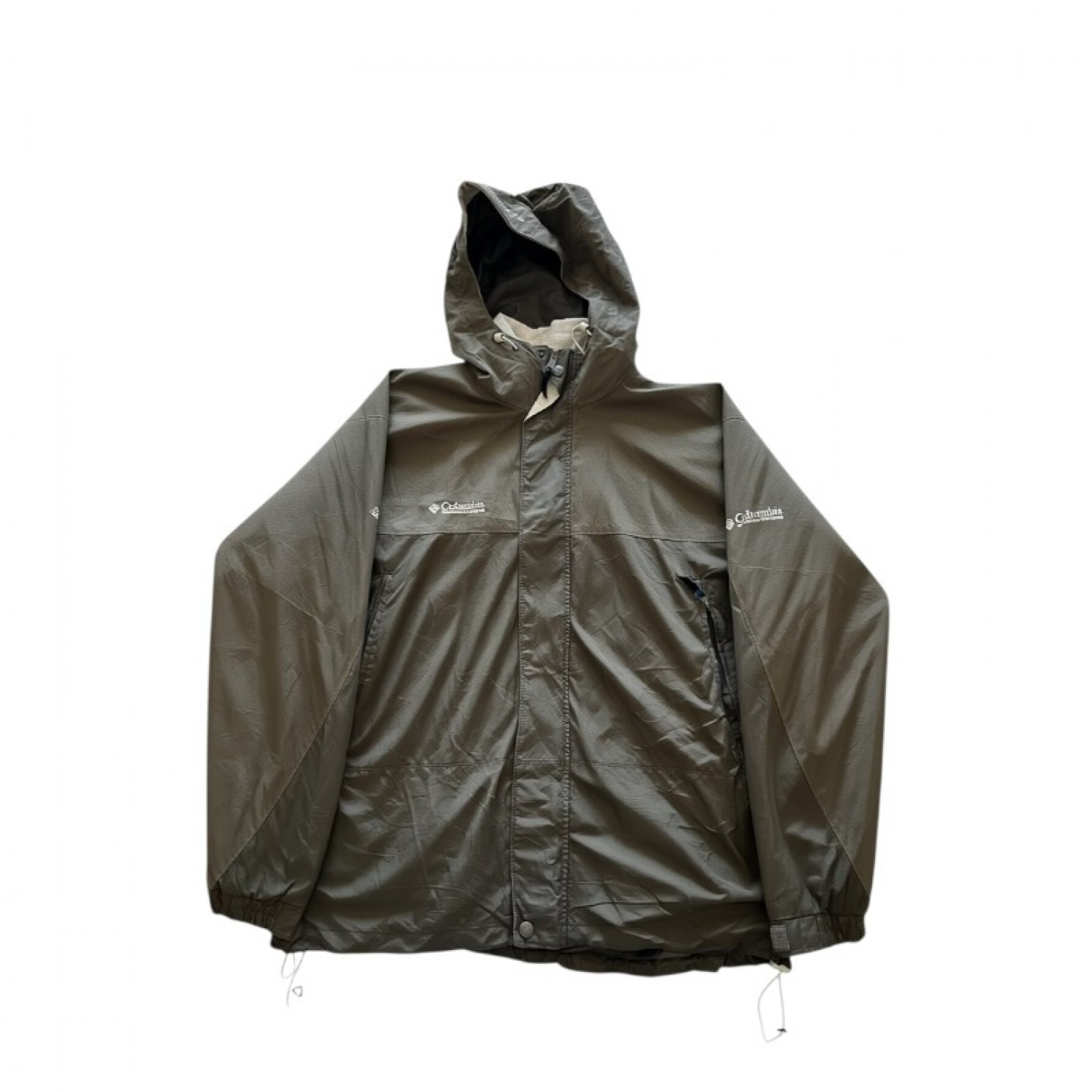Columbia Olive Green Hooded Technical Jacket / Pre-Owned