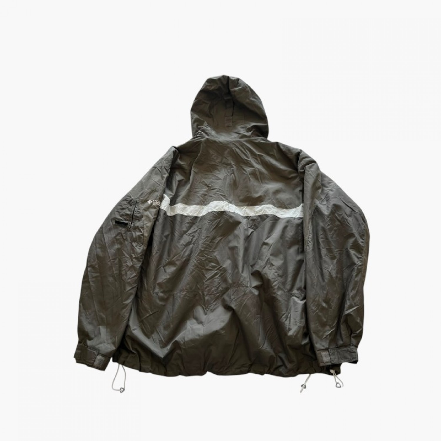 Columbia Olive Green Hooded Technical Jacket / Pre-Owned