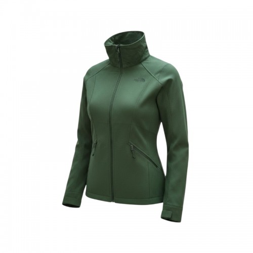 The North Face Women’s Green Full-Zip Softshell Jacket / Pre-Owned