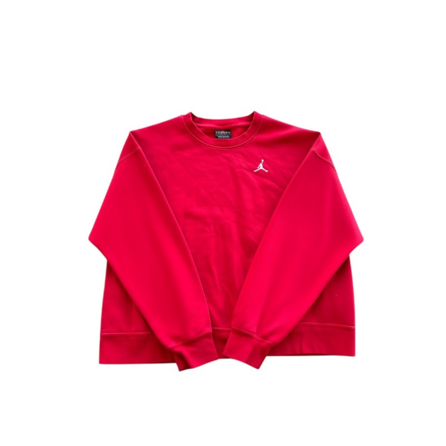 Jordan Κόκκινο Φούτερ Crewneck Loose Fit – Μέγεθος M / Pre-Owned
