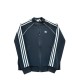 Adidas Originals Μαύρη Ζακέτα Track με Τρεις Ρίγες – Μέγεθος S / Pre-Owned