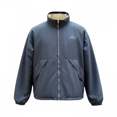 Kappa Σκούρο Μπλε Μπουφάν με Fleece Επένδυση – Μέγεθος XL / Pre-Owned