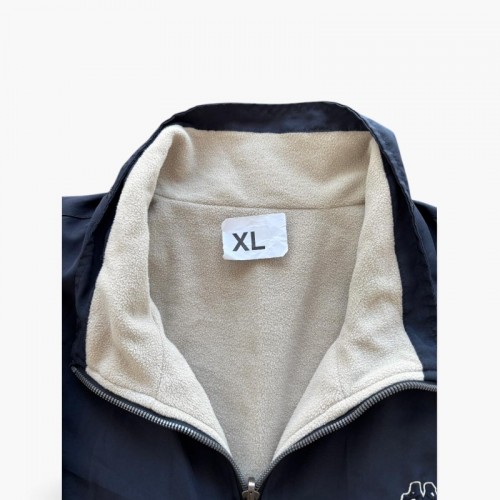 Kappa Σκούρο Μπλε Μπουφάν με Fleece Επένδυση – Μέγεθος XL / Pre-Owned