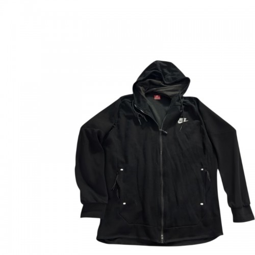 Nike Full Zip Hooded Jacket Μαύρη – Μέγεθος 2XL / Pre-Owned