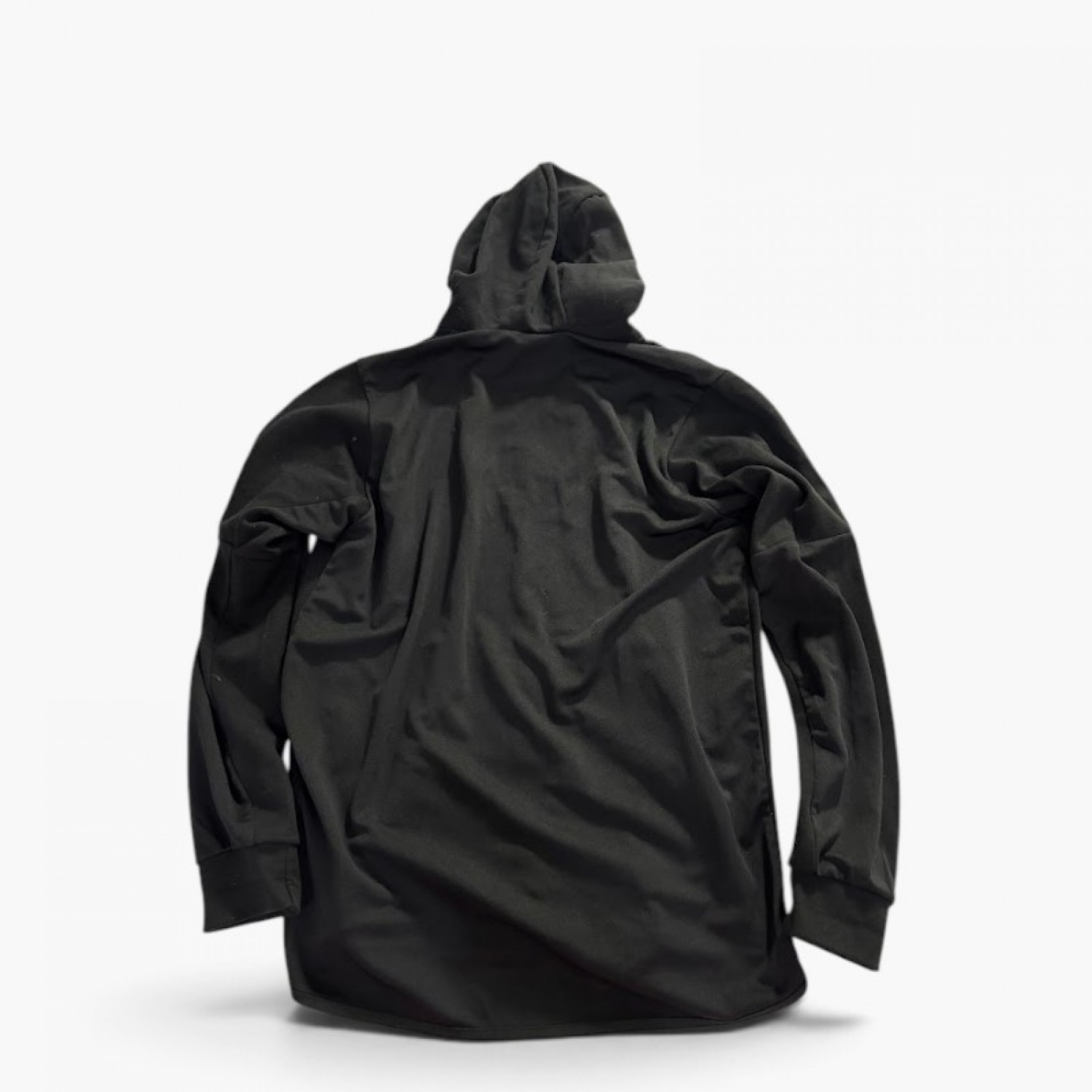 Nike Full Zip Hooded Jacket Μαύρη – Μέγεθος 2XL / Pre-Owned