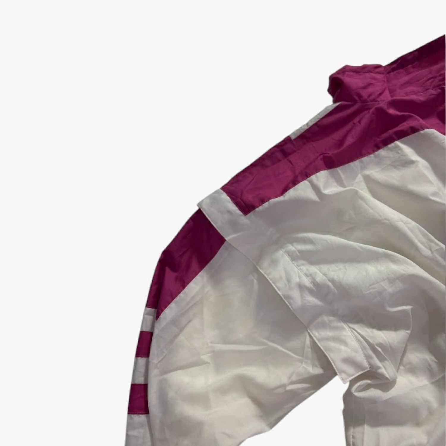 Λευκό/Φούξια Track Jacket με Branding Gucci – Μέγεθος L / Pre-Owned