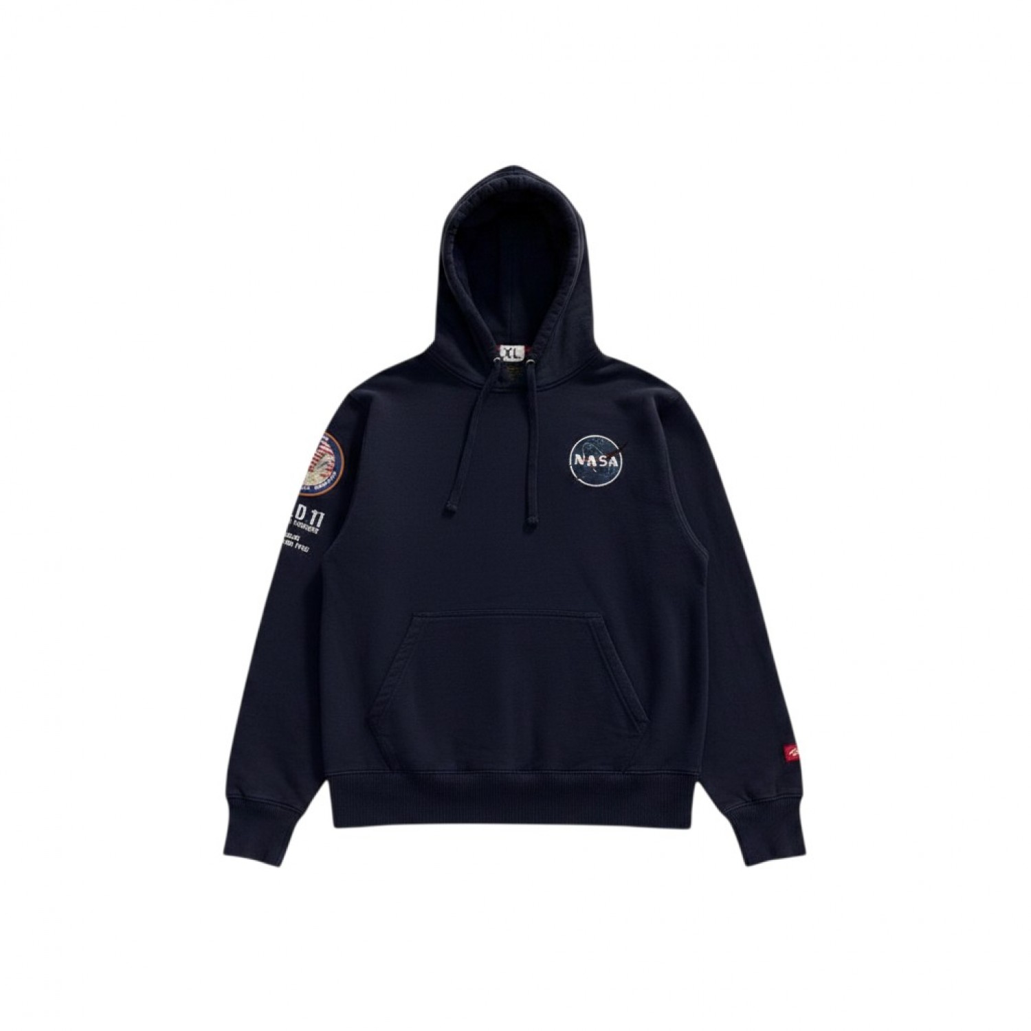 Alpha Industries NASA Apollo 11 Hoodie Navy – Μέγεθος XL / Pre-Owned