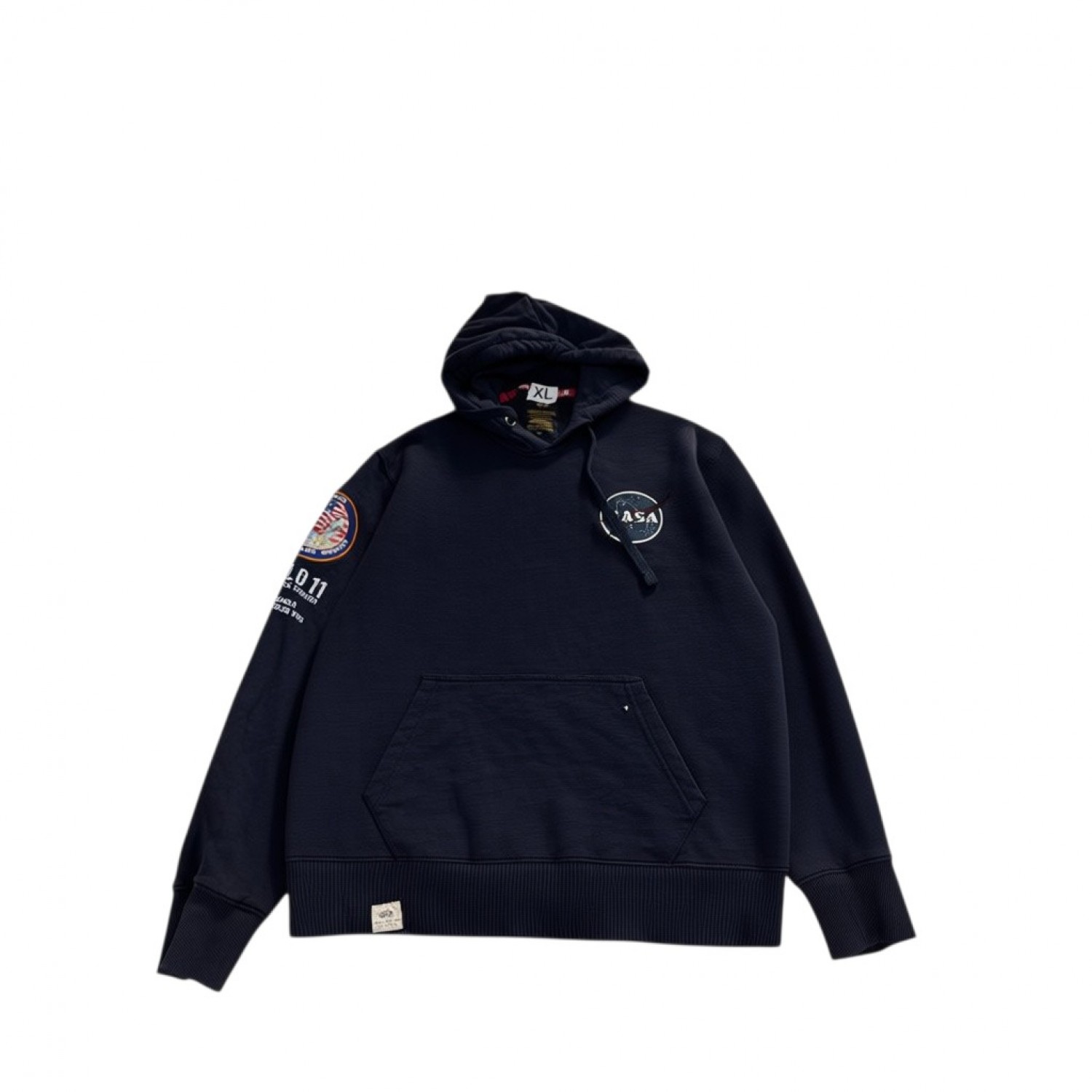 Alpha Industries NASA Apollo 11 Hoodie Navy – Μέγεθος XL / Pre-Owned