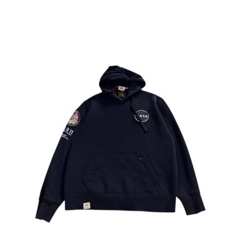 Alpha Industries NASA Apollo 11 Hoodie Navy – Μέγεθος XL / Pre-Owned