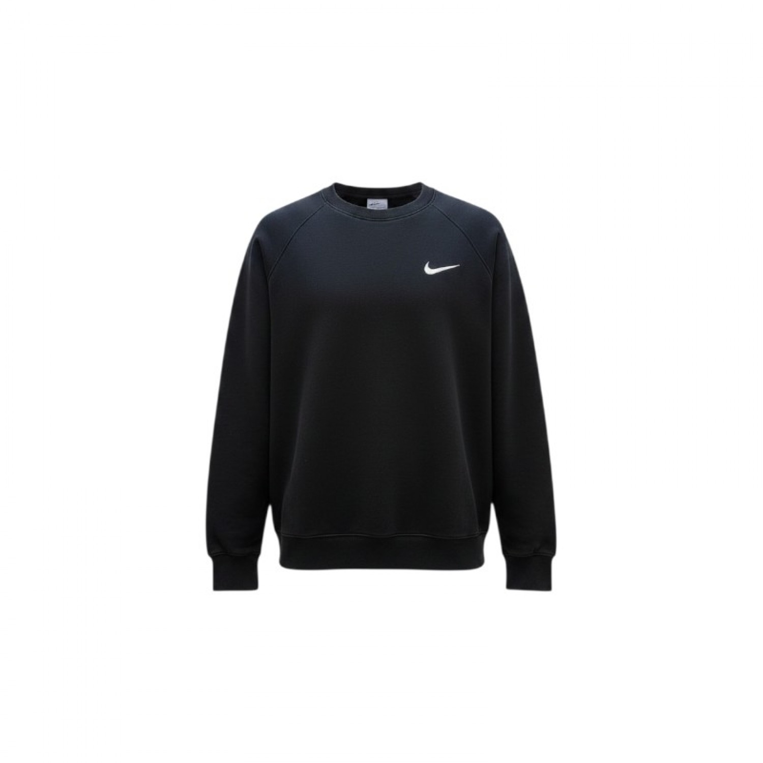 Nike Μαύρο Φούτερ Crewneck με Λευκό Swoosh – Μέγεθος S / Pre-Owned