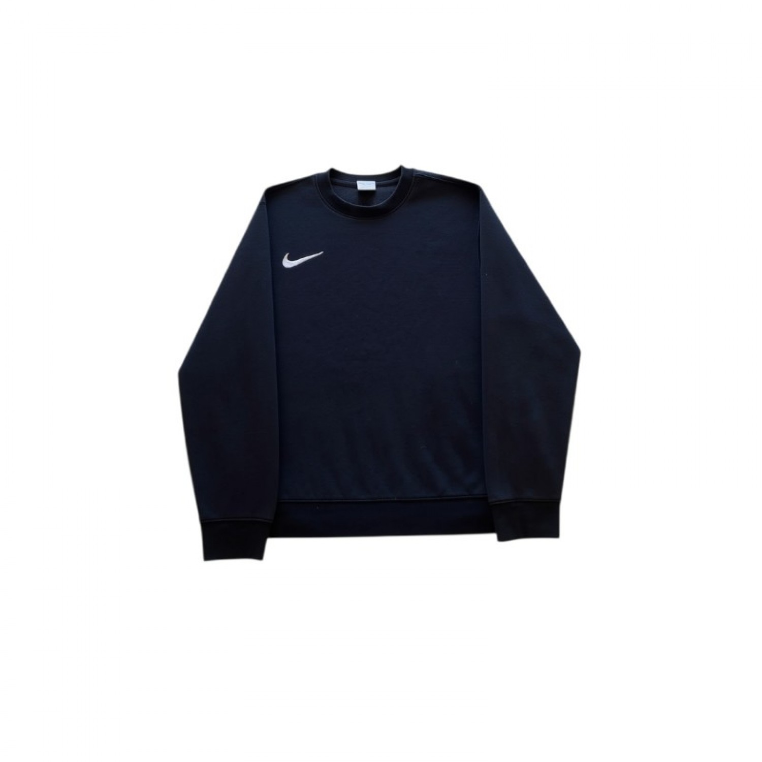 Nike Μαύρο Φούτερ Crewneck με Λευκό Swoosh – Μέγεθος S / Pre-Owned