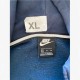 Nike Air Μπλε Ζακέτα Φούτερ Hoodie Color Block – Μέγεθος XL / Pre-Owned