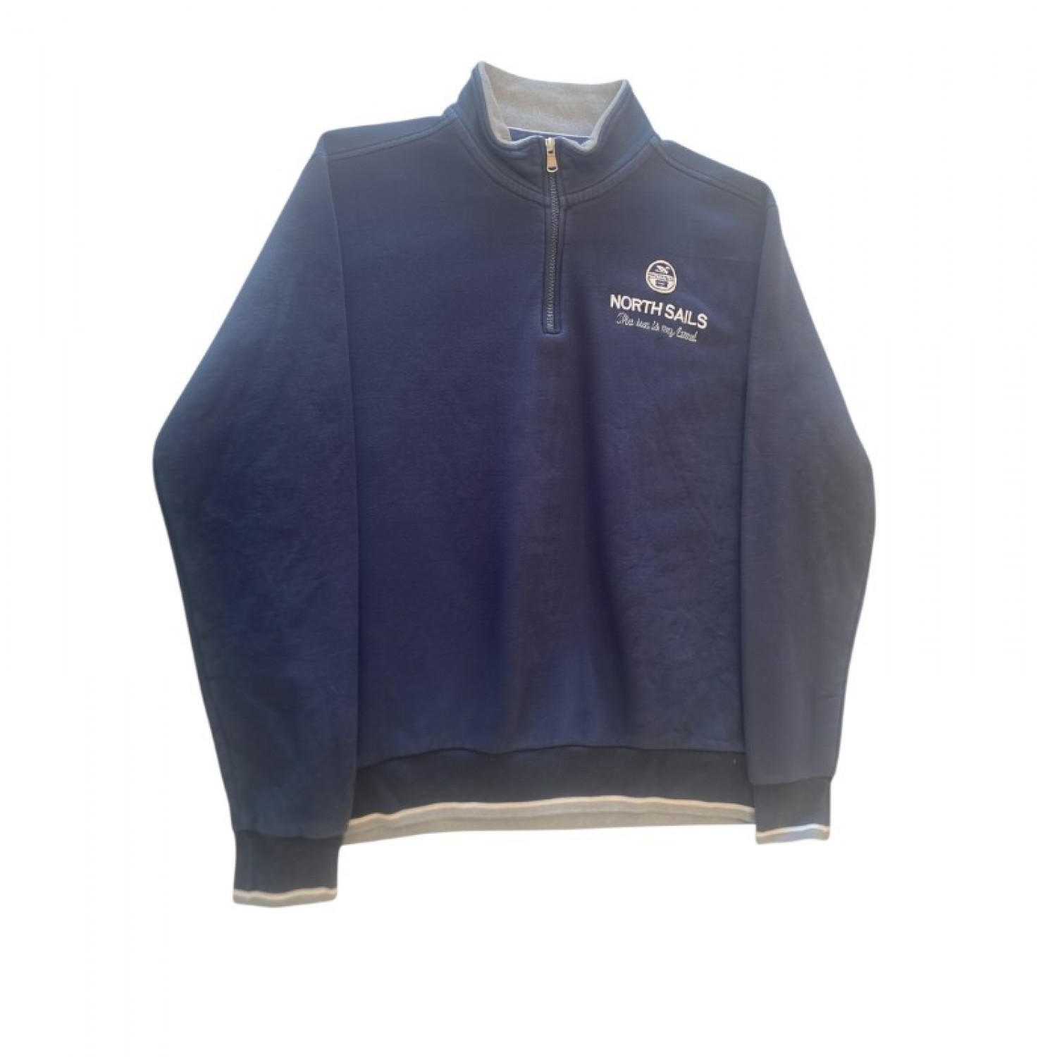 North Sails Σκούρο Μπλε Φούτερ Half-Zip – Μέγεθος XXL / Pre-Owned