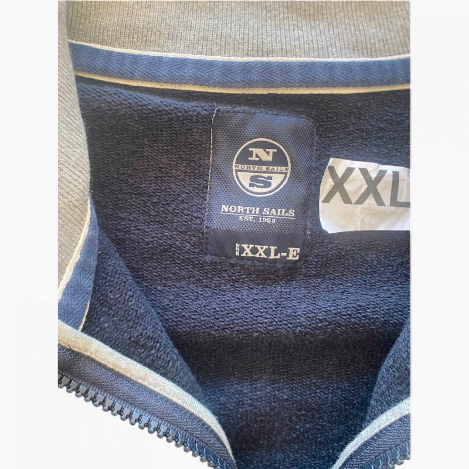 North Sails Σκούρο Μπλε Φούτερ Half-Zip – Μέγεθος XXL / Pre-Owned