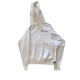 Champion Εκρού Φούτερ Hoodie με Κεντημένο Λογότυπο – Μέγεθος S / Pre-Owned