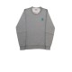 Reebok Classic Γκρι Φούτερ Crewneck με Πράσινο Λογότυπο – Μέγεθος L / Pre-Owned